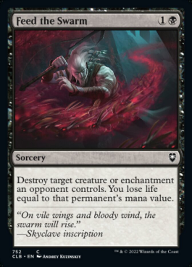 Feed the Swarm [Commander Legends: Battle for Baldur's Gate] - Magic: The Gathering - Card Brawlers | Quebec | Canada |