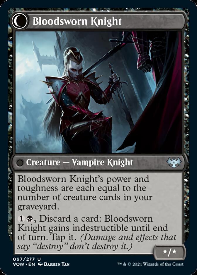 Bloodsworn Squire // Bloodsworn Knight [Innistrad: Crimson Vow] - Magic: The Gathering - Card Brawlers | Quebec | Canada |