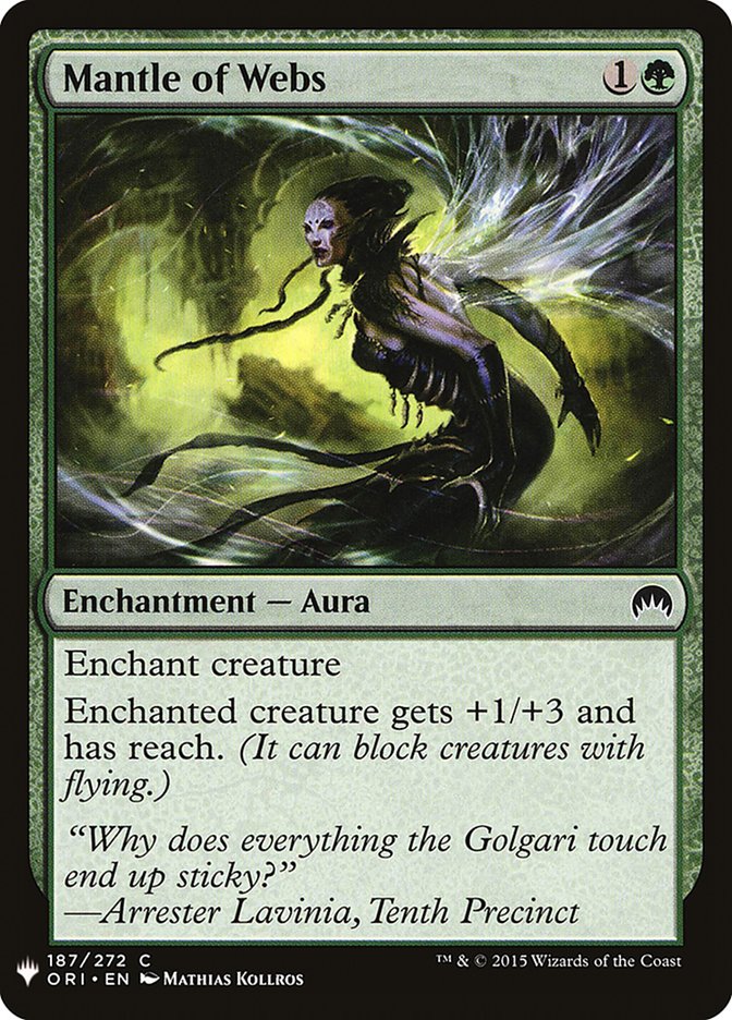 Mantle of Webs [Mystery Booster] - Magic: The Gathering - Card Brawlers | Quebec | Canada |