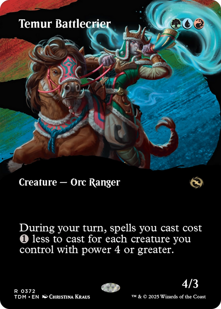 Temur Battlecrier (Borderless) [Tarkir: Dragonstorm] - Magic: The Gathering - Card Brawlers | Quebec | Canada |