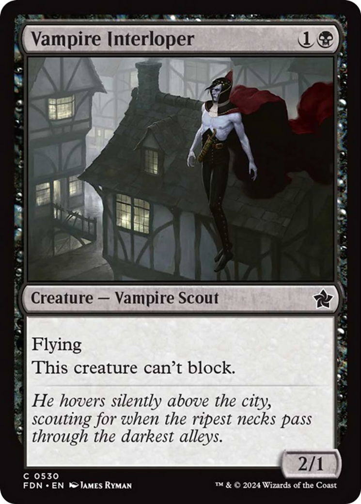 Vampire Interloper [Foundations] - Magic: The Gathering - Card Brawlers | Quebec | Canada |