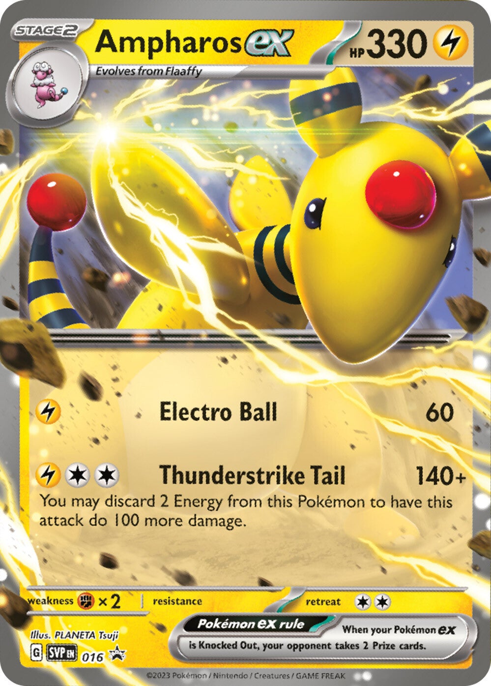 Ampharos ex (016) [Scarlet & Violet: Black Star Promos] - Pokémon - Card Brawlers | Quebec | Canada |