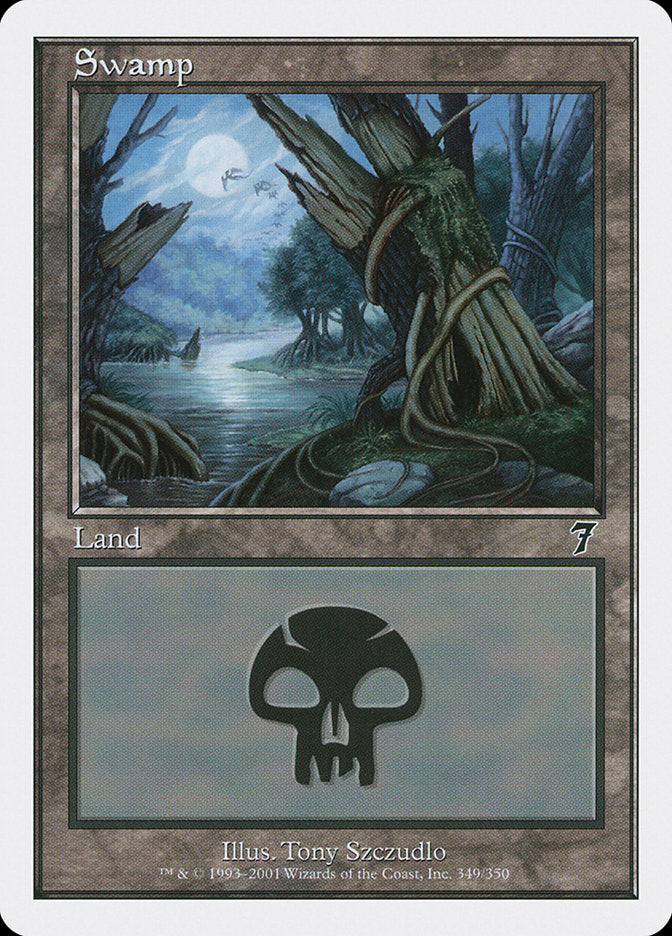 Swamp (349) [Seventh Edition] - Magic: The Gathering - Card Brawlers | Quebec | Canada |