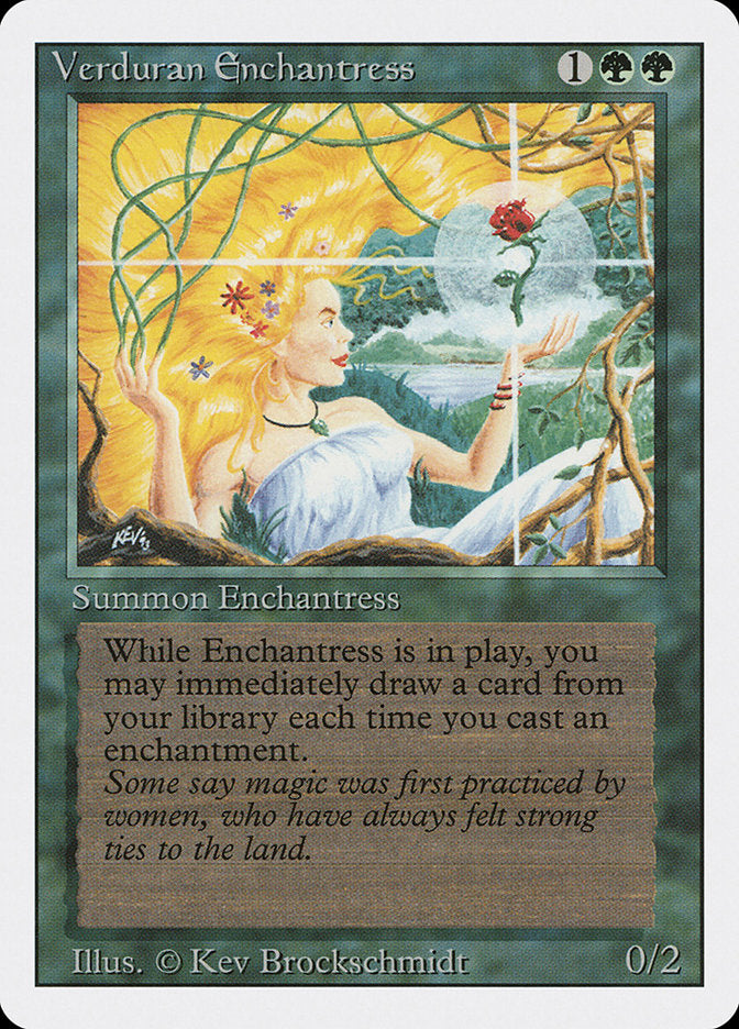 Verduran Enchantress [Revised Edition] - Magic: The Gathering - Card Brawlers | Quebec | Canada |