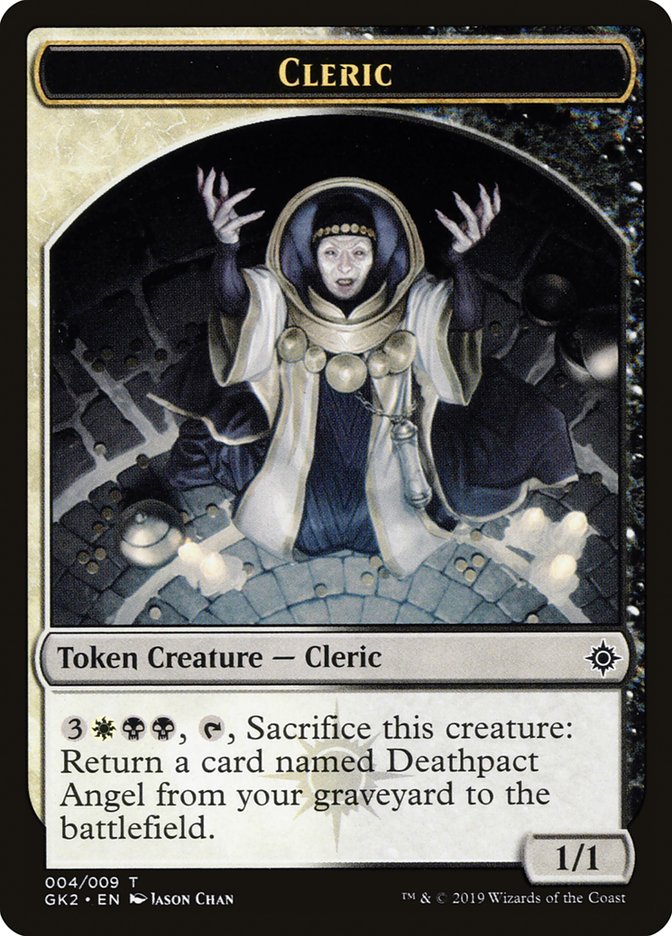 Cleric // Treasure Double-Sided Token [Ravnica Allegiance Guild Kit Tokens] - Magic: The Gathering - Card Brawlers | Quebec | Canada |