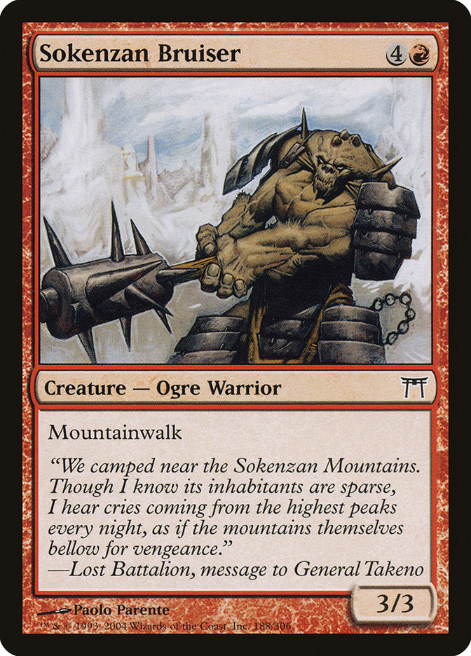 Sokenzan Bruiser [Champions of Kamigawa] - Magic: The Gathering - Card Brawlers | Quebec | Canada |