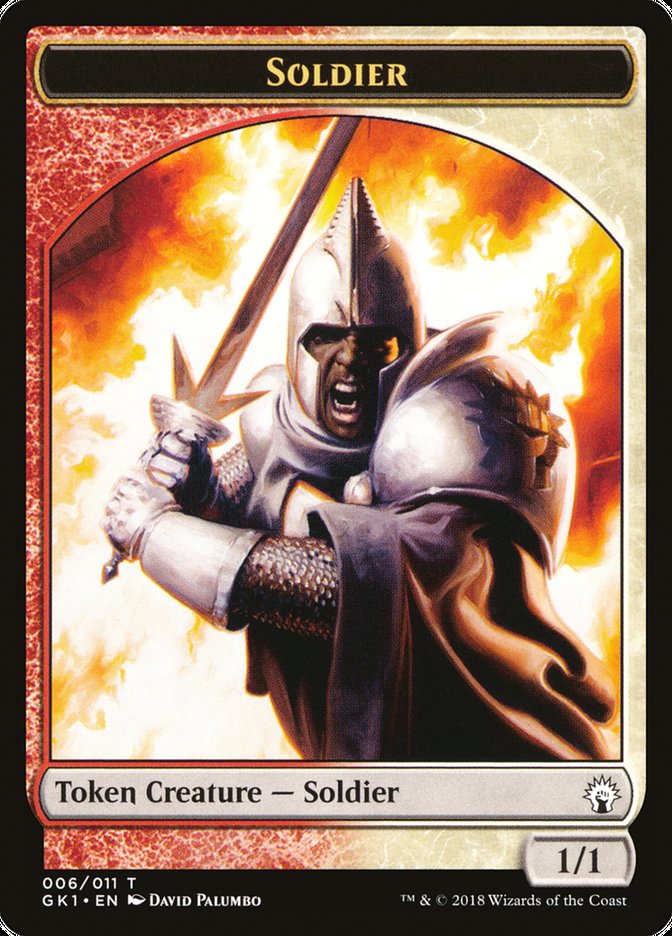 Soldier // Goblin Double-Sided Token [Guilds of Ravnica Guild Kit Tokens] - Magic: The Gathering - Card Brawlers | Quebec | Canada |