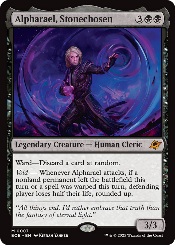 Alpharael, Stonechosen [Edge of Eternities] - Magic: The Gathering - Card Brawlers | Quebec | Canada |