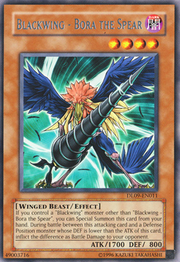 Blackwing - Bora the Spear (Silver) [DL09-EN011] Rare - Yu-Gi-Oh! - Card Brawlers | Quebec | Canada |