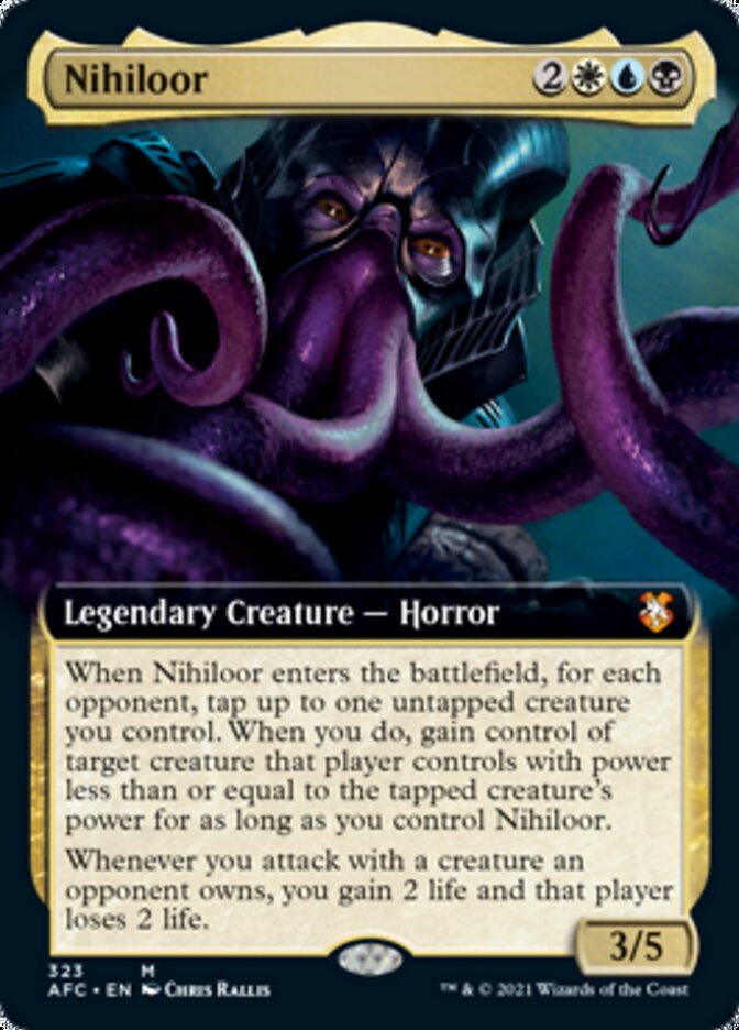 Nihiloor (Extended Art) [Dungeons & Dragons: Adventures in the Forgotten Realms Commander] - Magic: The Gathering - Card Brawlers | Quebec | Canada |