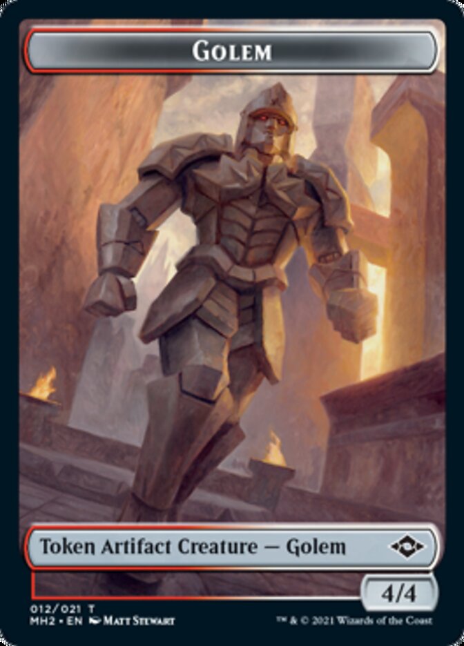 Golem // Treasure (21) Double-Sided Token [Modern Horizons 2 Tokens] - Magic: The Gathering - Card Brawlers | Quebec | Canada |