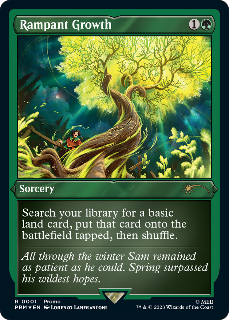 Rampant Growth (Foil Etched) [Wizards Play Network 2023] - Magic: The Gathering - Card Brawlers | Quebec | Canada |