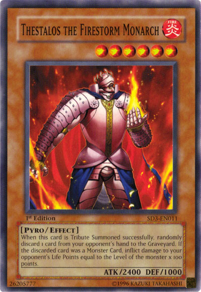 Thestalos the Firestorm Monarch [SD3-EN011] Common - Yu-Gi-Oh! - Card Brawlers | Quebec | Canada |