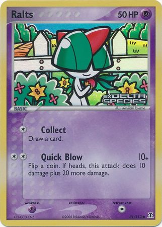 Ralts (81/113) (Stamped) [EX: Delta Species] - Pokémon - Card Brawlers | Quebec | Canada |
