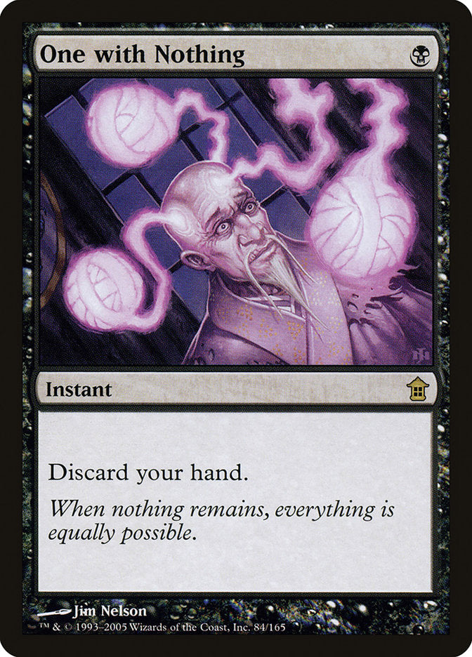 One with Nothing [Saviors of Kamigawa] - Magic: The Gathering - Card Brawlers | Quebec | Canada |