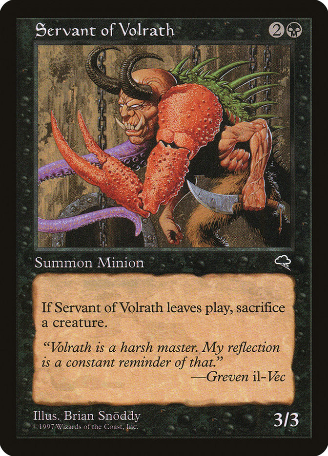 Servant of Volrath [Tempest] - Magic: The Gathering - Card Brawlers | Quebec | Canada |