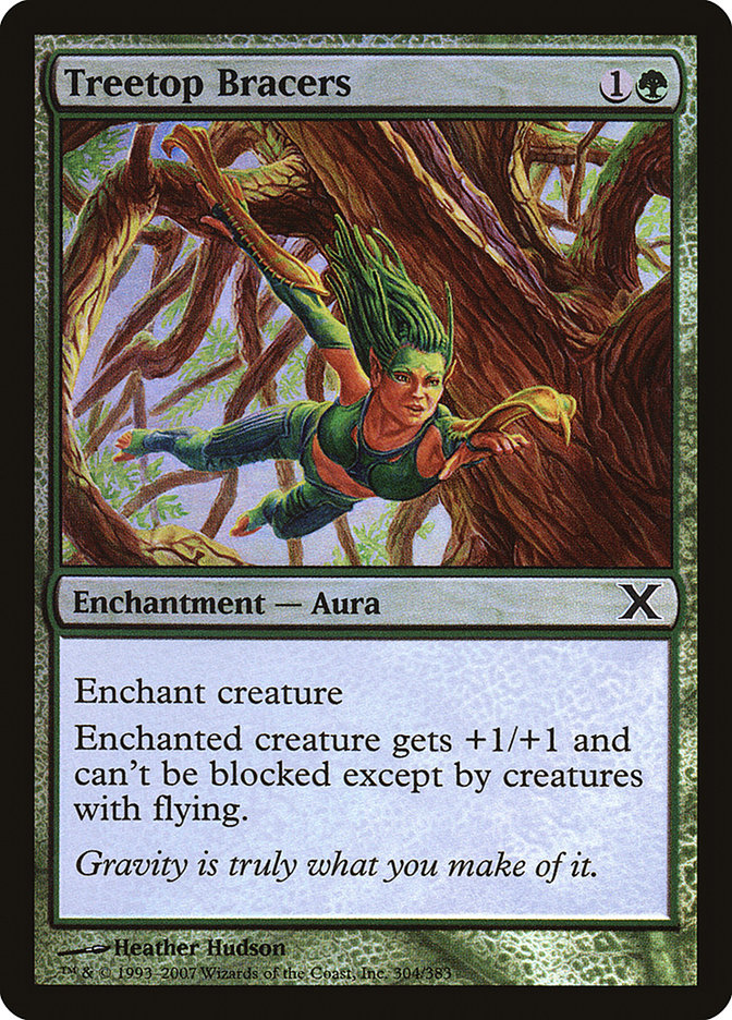 Treetop Bracers (Premium Foil) [Tenth Edition] - Magic: The Gathering - Card Brawlers | Quebec | Canada |