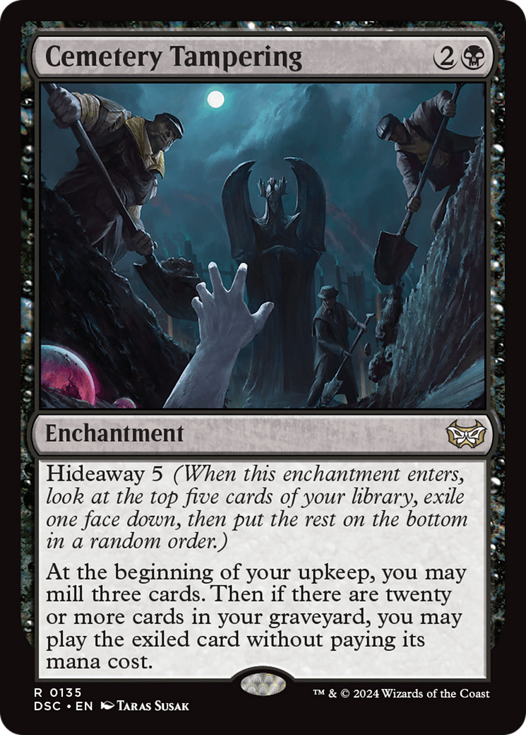 Cemetery Tampering [Duskmourn: House of Horror Commander] - Magic: The Gathering - Card Brawlers | Quebec | Canada |