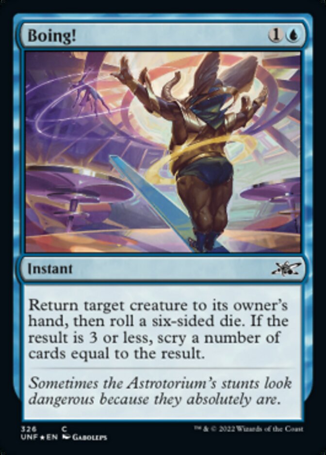 Boing! (Galaxy Foil) [Unfinity] - Magic: The Gathering - Card Brawlers | Quebec | Canada |