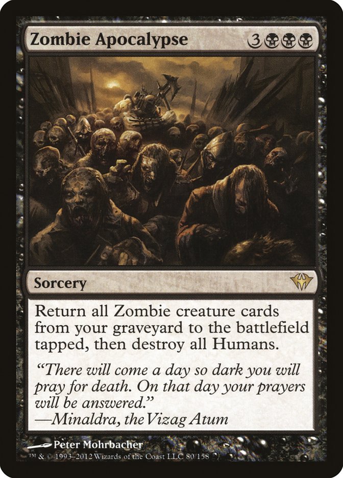 Zombie Apocalypse [Dark Ascension] - Magic: The Gathering - Card Brawlers | Quebec | Canada |