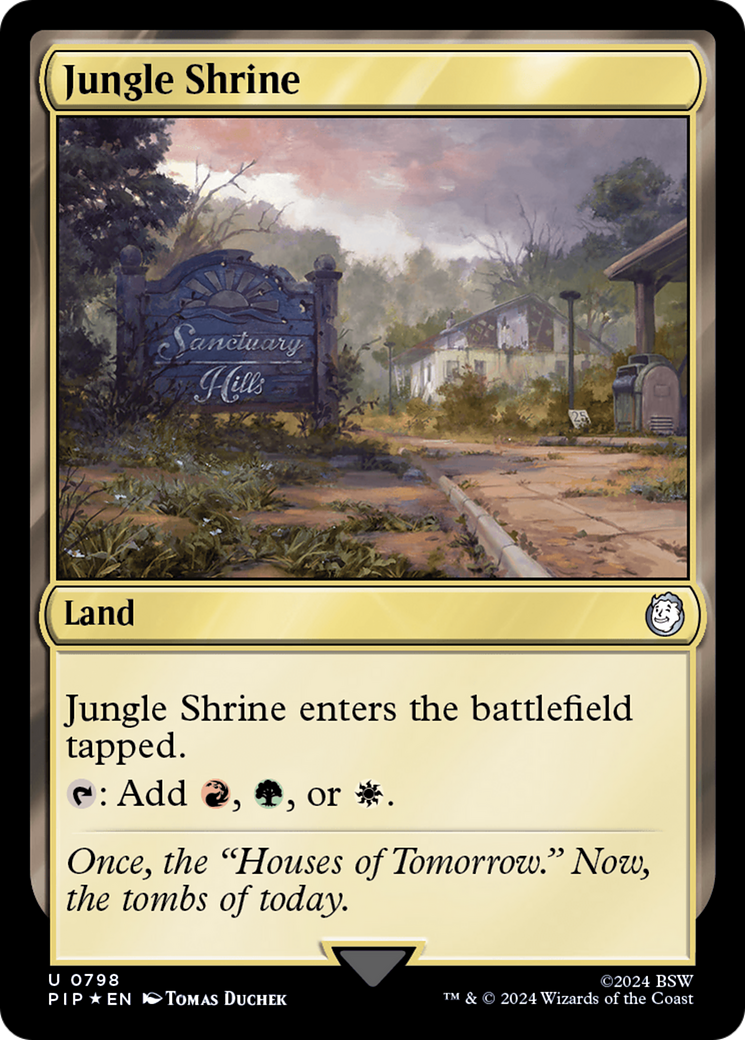 Jungle Shrine (Surge Foil) [Fallout] - Magic: The Gathering - Card Brawlers | Quebec | Canada |