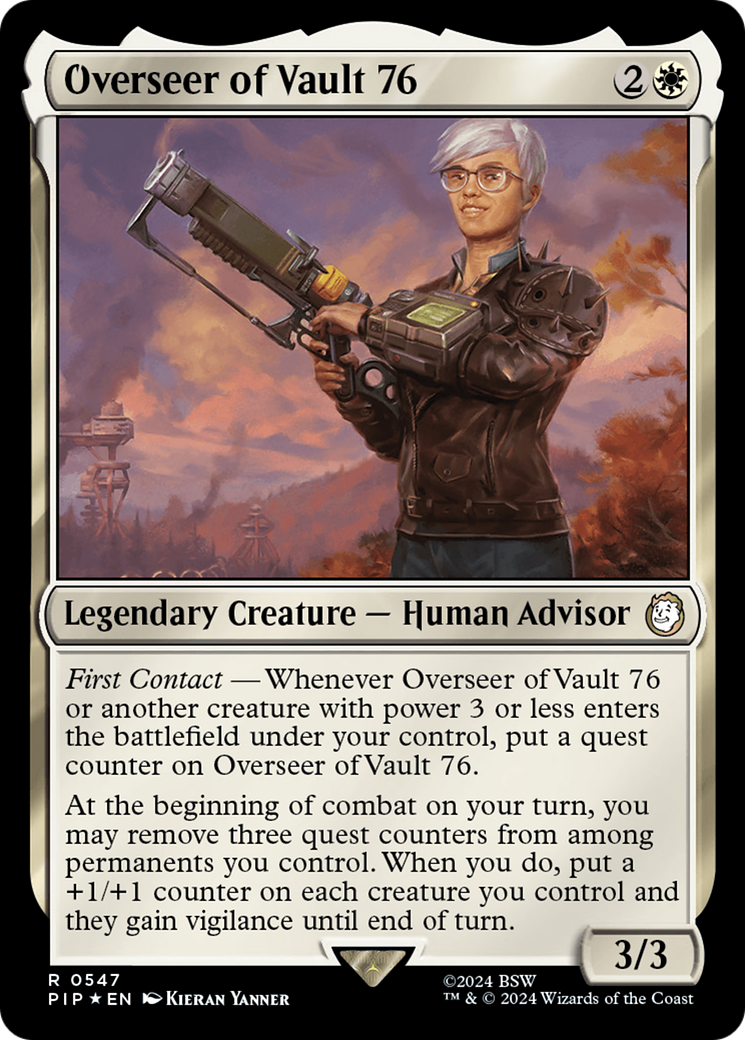 Overseer of Vault 76 (Surge Foil) [Fallout] - Magic: The Gathering - Card Brawlers | Quebec | Canada |