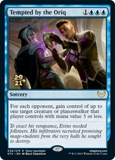 Tempted by the Oriq [Strixhaven: School of Mages Prerelease Promos] - Magic: The Gathering - Card Brawlers | Quebec | Canada |