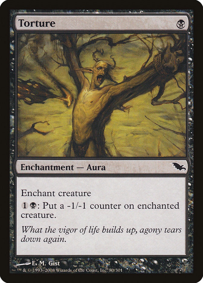 Torture [Shadowmoor] - Magic: The Gathering - Card Brawlers | Quebec | Canada |