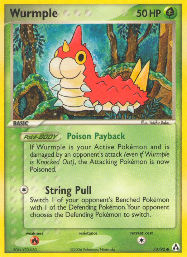 Wurmple (70/92) [EX: Legend Maker] - Pokémon - Card Brawlers | Quebec | Canada |