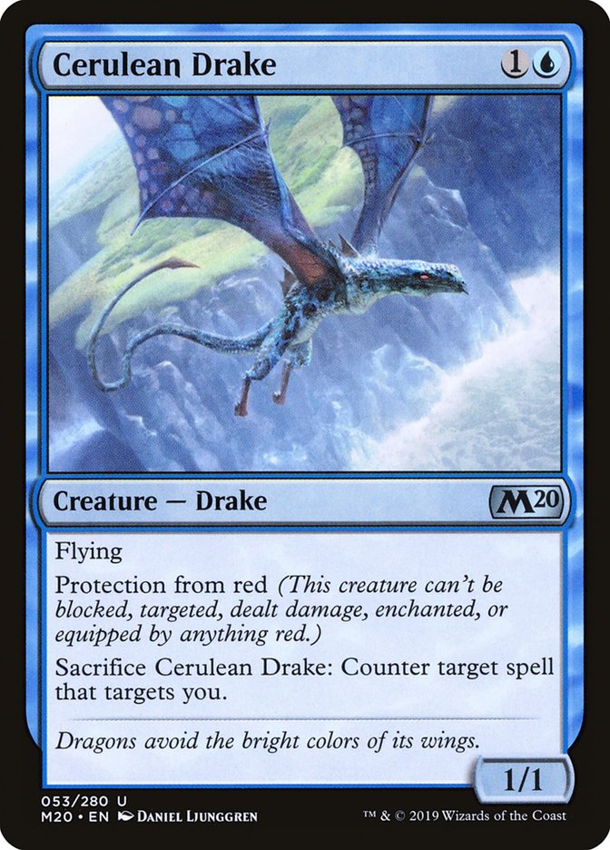 Cerulean Drake [Core Set 2020] - Magic: The Gathering - Card Brawlers | Quebec | Canada |