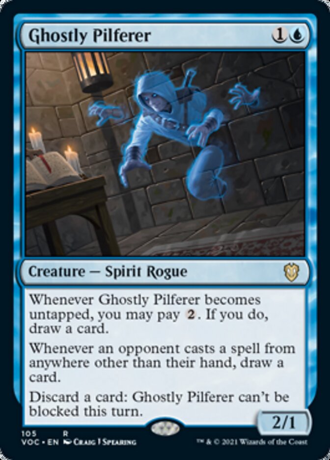 Ghostly Pilferer [Innistrad: Crimson Vow Commander] - Magic: The Gathering - Card Brawlers | Quebec | Canada |