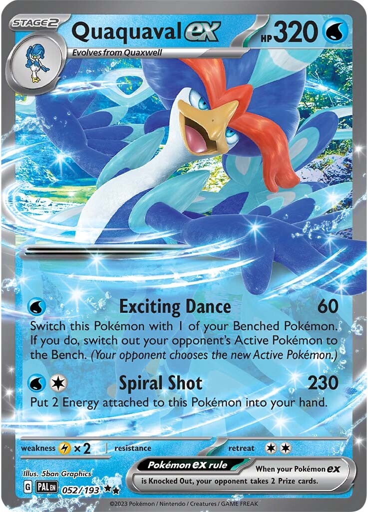Quaquaval ex (052/193) [Scarlet & Violet: Paldea Evolved] - Pokémon - Card Brawlers | Quebec | Canada |