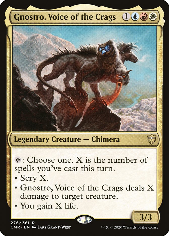 Gnostro, Voice of the Crags [Commander Legends] - Magic: The Gathering - Card Brawlers | Quebec | Canada |