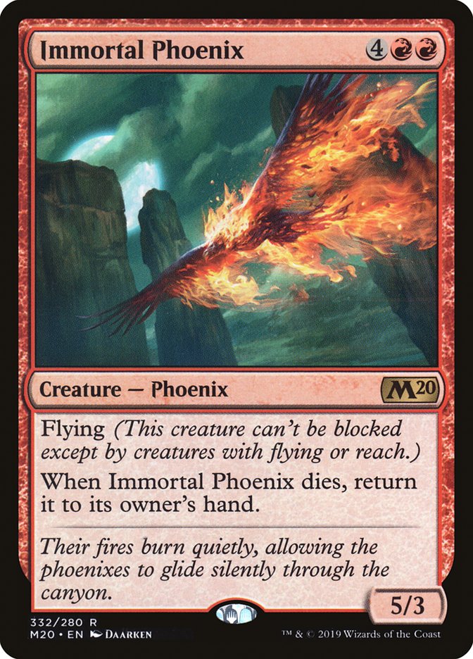 Immortal Phoenix [Core Set 2020] - Magic: The Gathering - Card Brawlers | Quebec | Canada |