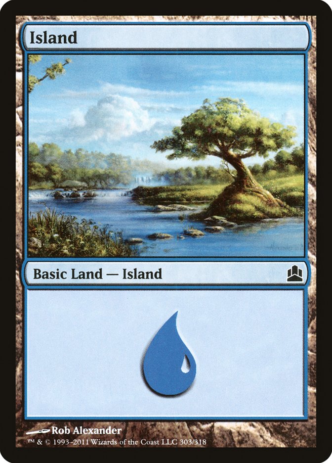 Island (303) [Commander 2011] - Magic: The Gathering - Card Brawlers | Quebec | Canada |
