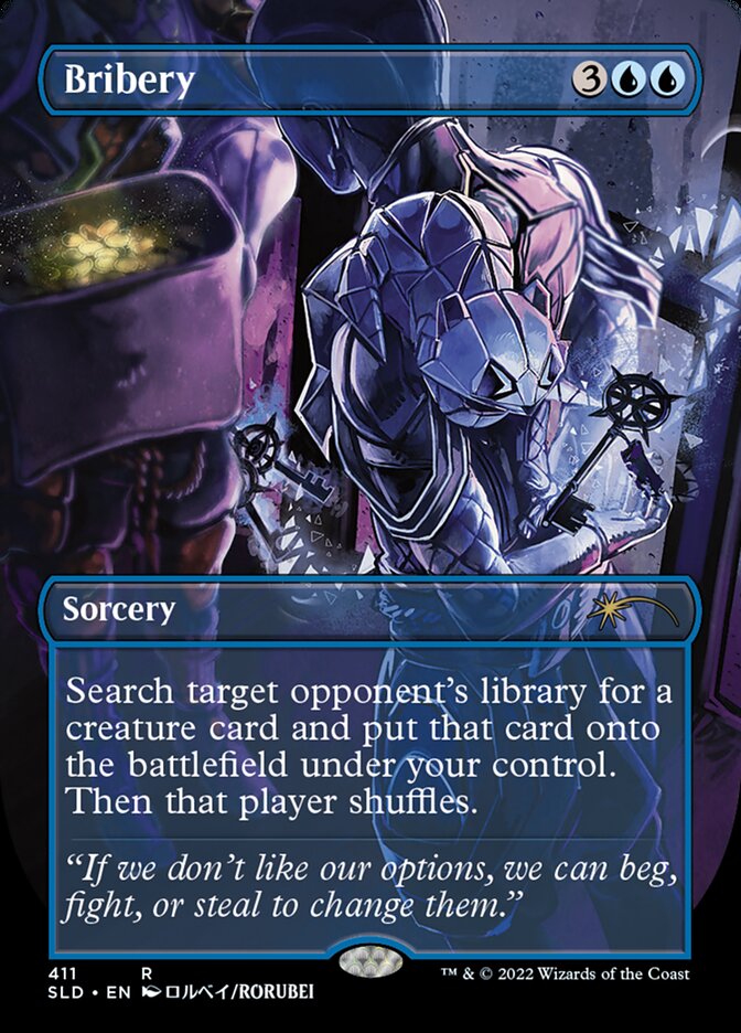 Bribery (Borderless) [Secret Lair Drop Series] - Magic: The Gathering - Card Brawlers | Quebec | Canada |