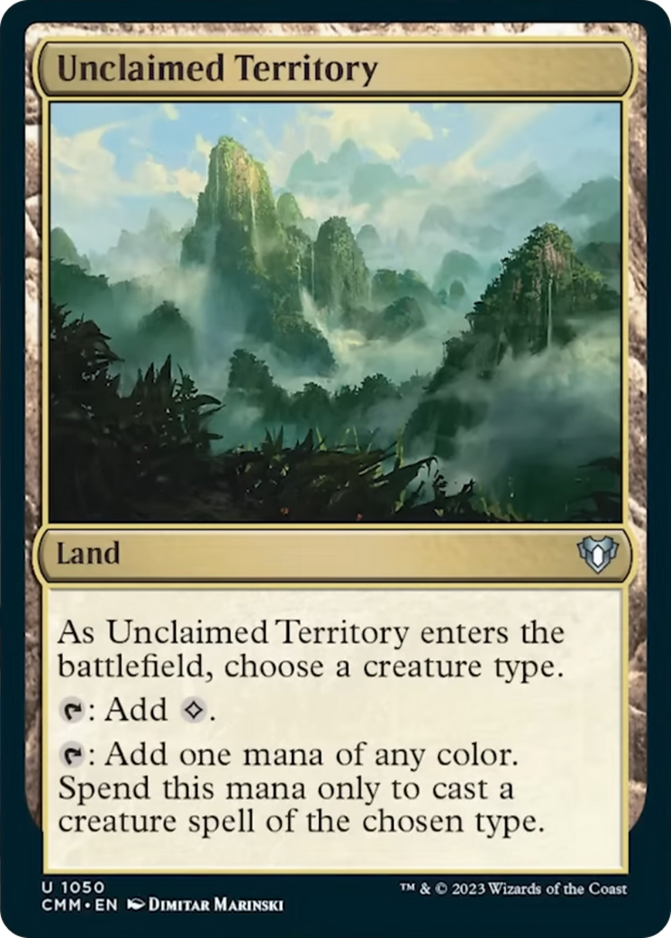 Unclaimed Territory [Commander Masters] - Magic: The Gathering - Card Brawlers | Quebec | Canada |