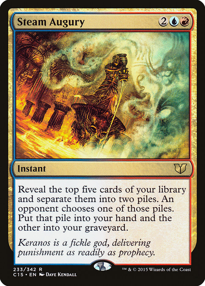 Steam Augury [Commander 2015] - Magic: The Gathering - Card Brawlers | Quebec | Canada |