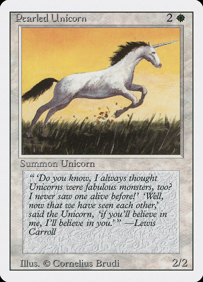 Pearled Unicorn [Revised Edition] - Magic: The Gathering - Card Brawlers | Quebec | Canada |