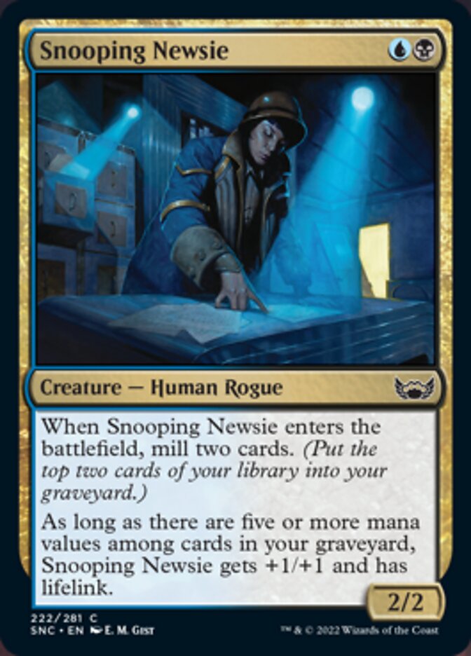 Snooping Newsie [Streets of New Capenna] - Magic: The Gathering - Card Brawlers | Quebec | Canada |