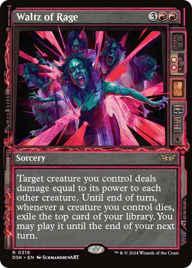 Waltz of Rage (Showcase) [Duskmourn: House of Horror] - Magic: The Gathering - Card Brawlers | Quebec | Canada |