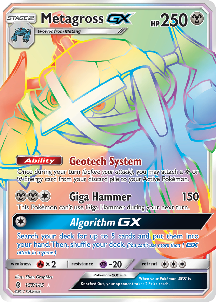 Metagross GX (157/145) [Sun & Moon: Guardians Rising] - Pokémon - Card Brawlers | Quebec | Canada |