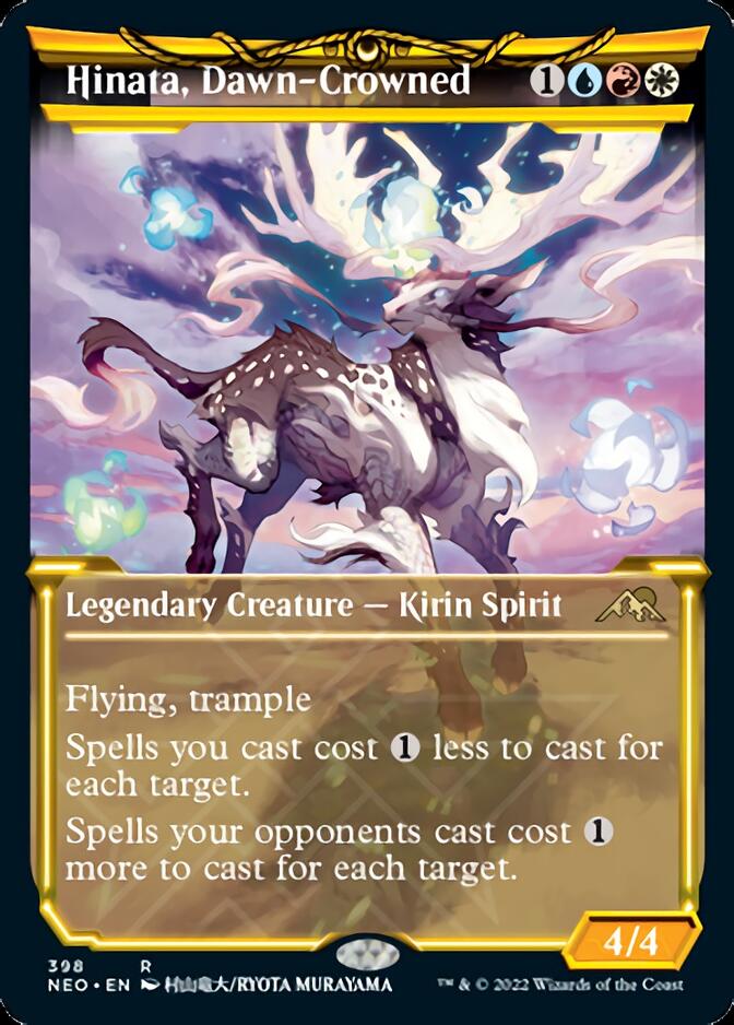 Hinata, Dawn-Crowned (Showcase Soft Glow) [Kamigawa: Neon Dynasty] - Magic: The Gathering - Card Brawlers | Quebec | Canada |