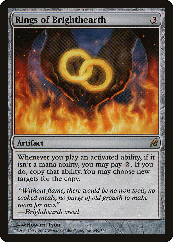 Rings of Brighthearth [Lorwyn] - Magic: The Gathering - Card Brawlers | Quebec | Canada |