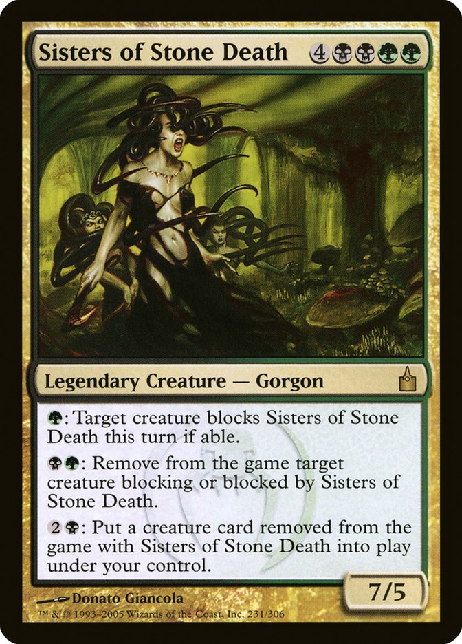 Sisters of Stone Death [Ravnica: City of Guilds] - Magic: The Gathering - Card Brawlers | Quebec | Canada |