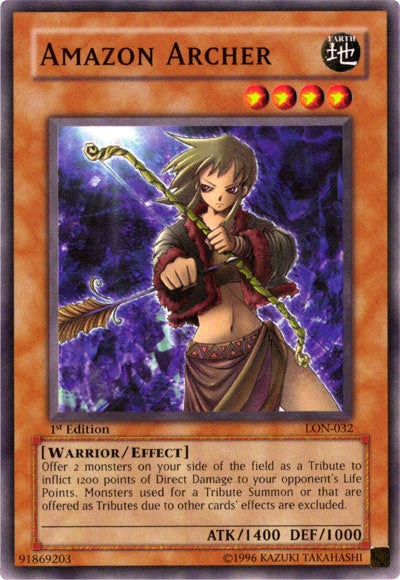 Amazon Archer [LON-032] Common - Yu-Gi-Oh! - Card Brawlers | Quebec | Canada |