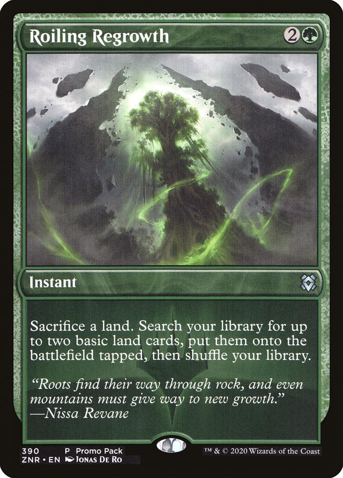 Roiling Regrowth (Promo Pack) [Zendikar Rising Promos] - Magic: The Gathering - Card Brawlers | Quebec | Canada |