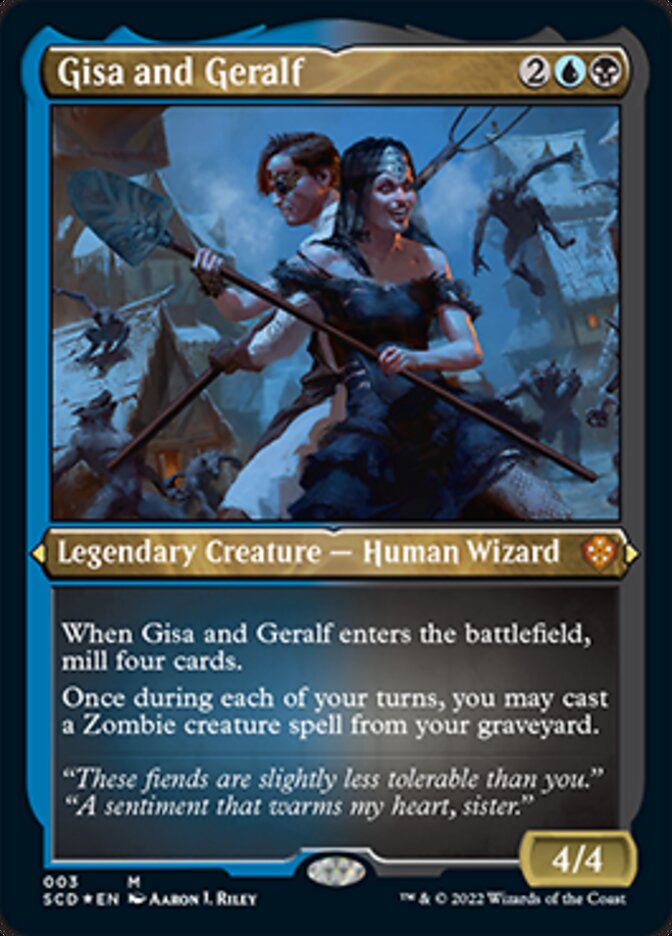 Gisa and Geralf (Foil Etched) [Starter Commander Decks] - Magic: The Gathering - Card Brawlers | Quebec | Canada |