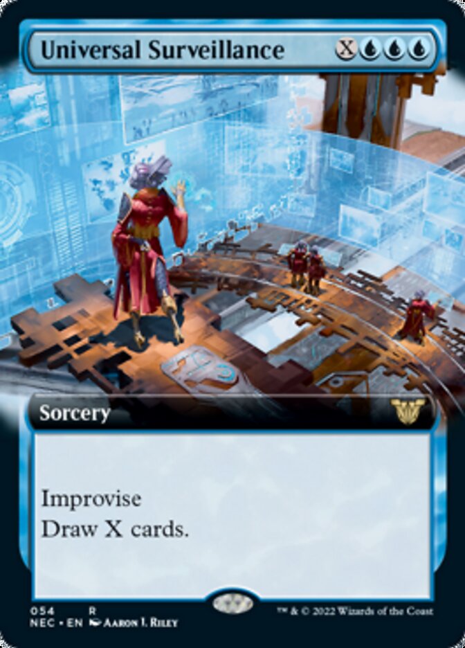 Universal Surveillance (Extended Art) [Kamigawa: Neon Dynasty Commander] - Magic: The Gathering - Card Brawlers | Quebec | Canada |
