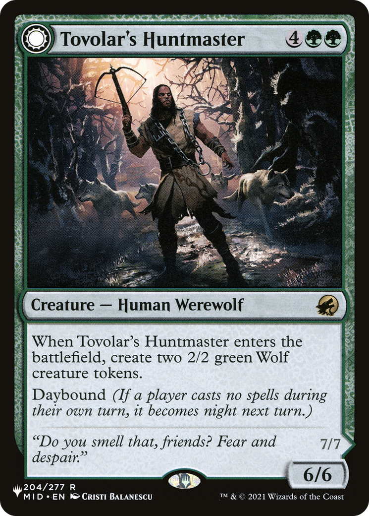 Tovolar's Huntmaster // Tovolar's Packleader [Secret Lair: From Cute to Brute] - Magic: The Gathering - Card Brawlers | Quebec | Canada |